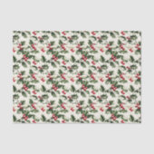 Papier Mousseline Motif saint de Noël (Recto)