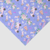 Papier Mousseline Motif sans couture de golf de mariage (Détail)