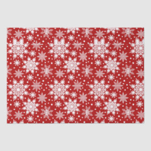 Papier Mousseline Motif sans couture rouge et blanc
