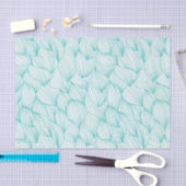 Papier Mousseline Motif sans marin Swirl Wave Sky Blue (Artisanat)