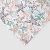 Papier Mousseline Motif sans Seamless Starfish (Détail)