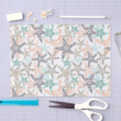 Papier Mousseline Motif sans Seamless Starfish (Artisanat)