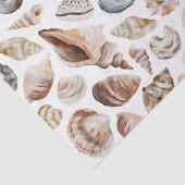 Papier Mousseline Motif Seashell (Détail)