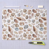 Papier Mousseline Motif Seashell (Artisanat)