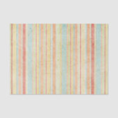Papier Mousseline Motif Shabby Stripes (Recto)