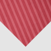 Papier Mousseline Motif simple à rayures rouges (Détail)
