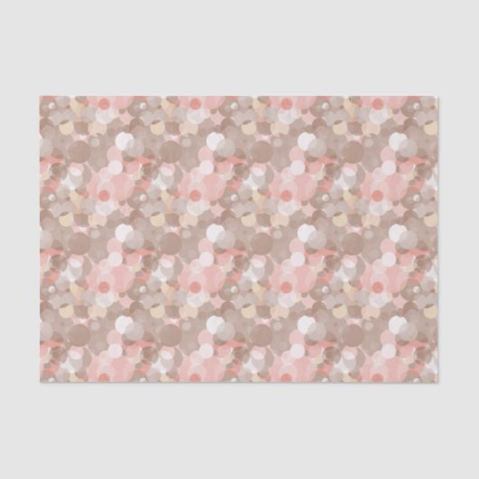 Papier Mousseline Motif simple - cercles (Recto)