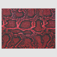 motif simple en peau de serpent rouge