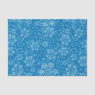 Papier Mousseline Motif Snowflake