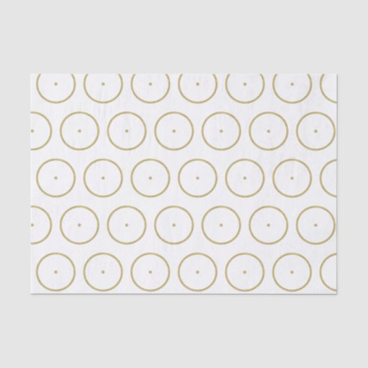 Papier Mousseline Motif Soleil Doré (Recto)