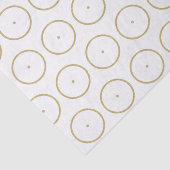 Papier Mousseline Motif Soleil Doré (Détail)
