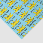 Papier Mousseline Motif soleil mignon (Détail)