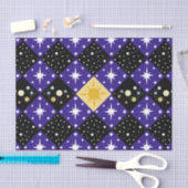 Papier Mousseline Motif spatial (Artisanat)