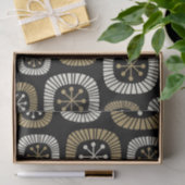 Papier Mousseline Motif Starburst moderne du milieu du siècle (Cadeau)