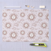 Papier Mousseline Motif Sun (Artisanat)