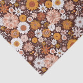 Papier Mousseline Motif super Retro Flower Garden (Détail)