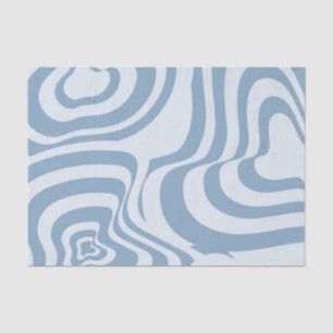 Papier Mousseline Motif Super Y2K rétro bleu