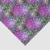 Papier Mousseline Motif tacheté vif (Détail)