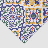 Papier Mousseline Motif Talavera mexicain (Détail)