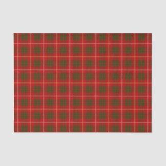 Papier Mousseline Motif Tartan de la famille Bruce