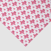 Papier Mousseline Motif Texas Kisses (Détail)