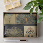 Papier Mousseline Motif textile Art nouveau Christopher (Cadeau)