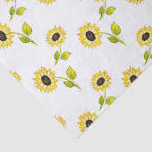 Papier Mousseline Motif tournesol (Détail)