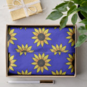 Papier Mousseline Motif tournesol 3 (Cadeau)