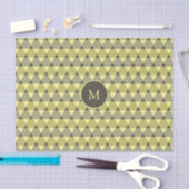 Papier Mousseline Motif triangles (Artisanat)