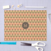 Papier Mousseline Motif triangles (Artisanat)