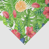 Papier Mousseline Motif tropical (Détail)