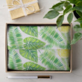 Papier Mousseline Motif tropical (Cadeau)