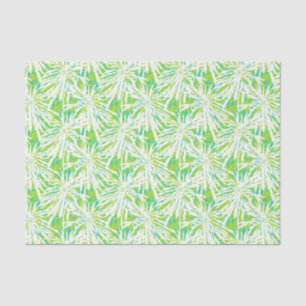 Papier Mousseline Motif tropical de palmettes