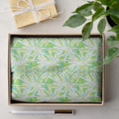 Papier Mousseline Motif tropical de palmettes (Cadeau)