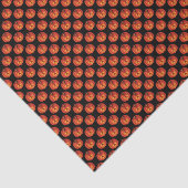 Papier Mousseline Motif Vampire Jack-o'-lantern Halloween (Détail)