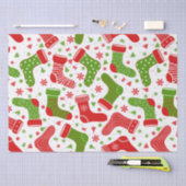 Papier Mousseline Motif vectoriel transparent avec différents Noël (Artisanat)