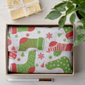 Papier Mousseline Motif vectoriel transparent avec différents Noël (Cadeau)