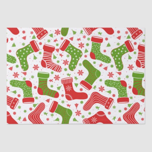 Papier Mousseline Motif vectoriel transparent avec différents Noël (Recto)