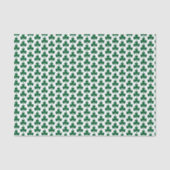 Papier Mousseline Motif vert de shamrock (Recto)