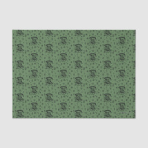 Papier Mousseline MOTIF vert HOGWARTS™