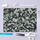 Papier Mousseline Motif vert militaire de camouflage (Artisanat)