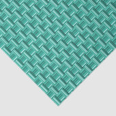 Papier Mousseline Motif vert Turquoise unique (Détail)