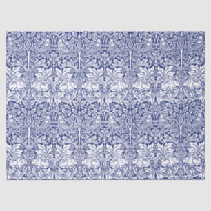 Papier Mousseline Motif vintage bleu de lapin de frère de William