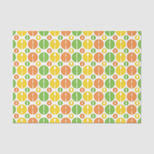 Papier Mousseline Motif vintage de couverts