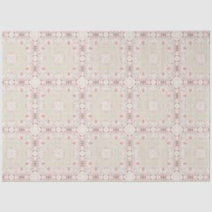 Papier Mousseline Motif vintage Magnolia Beige Ephemera