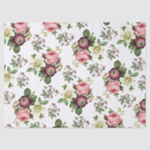 Motif Vintage Rose floral