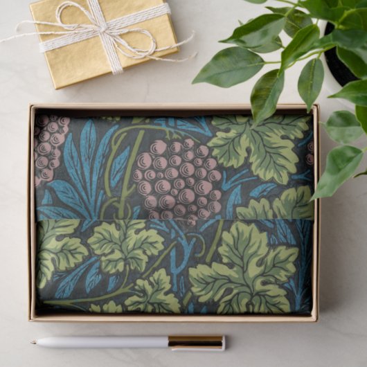 Papier Mousseline Motif viticole, William Morris (Cadeau)