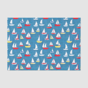 Papier Mousseline Motif voilier