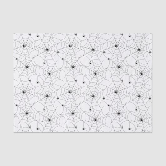 Papier Mousseline Motif Web Spider Sur Le Livre Blanc (Recto)