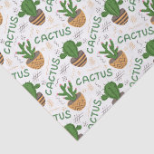 Papier Mousseline Motif Wild Cactus (Détail)